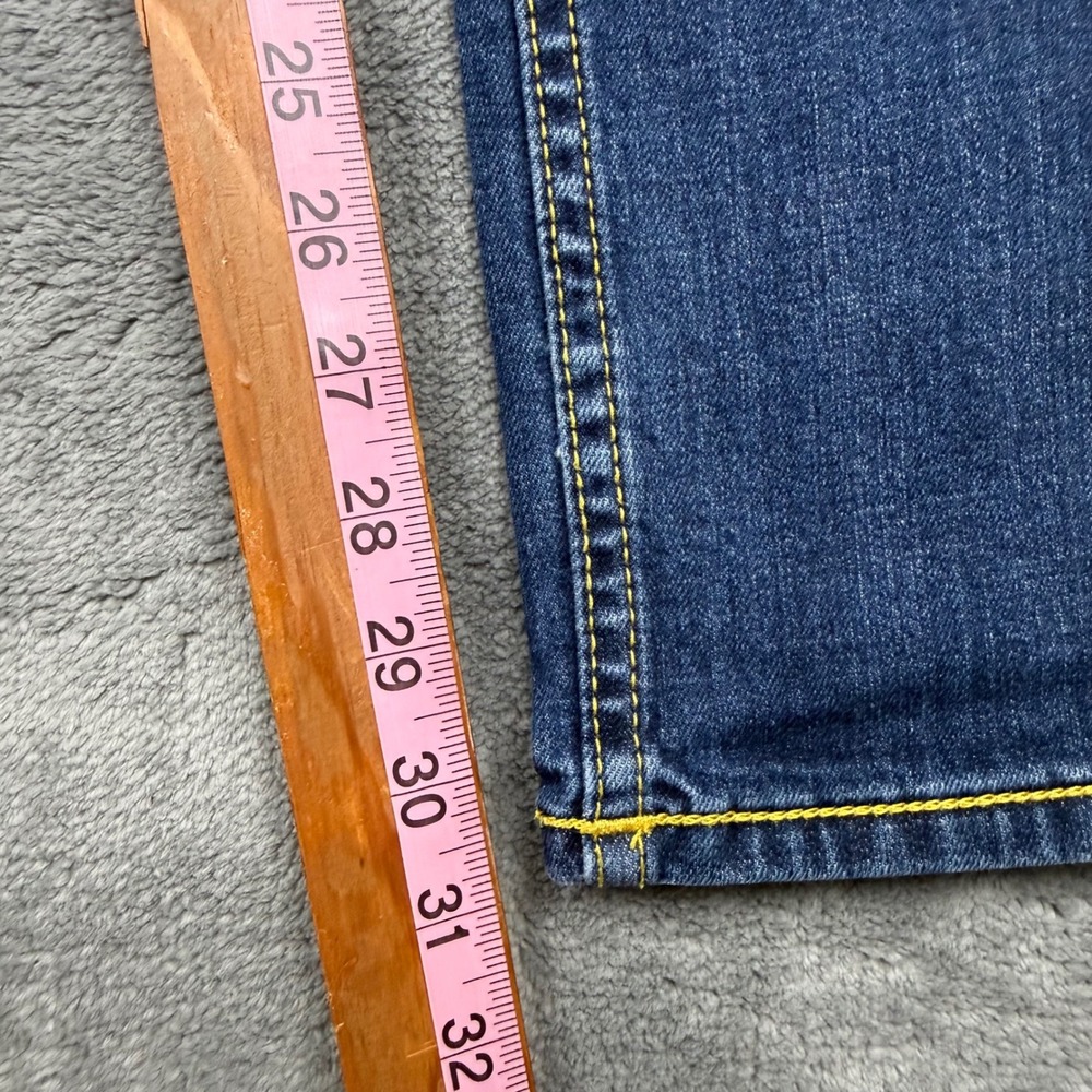 Vigoss Jeans Womens Size 9 Dark Wash Straight Leg Stretch Denim P1457J